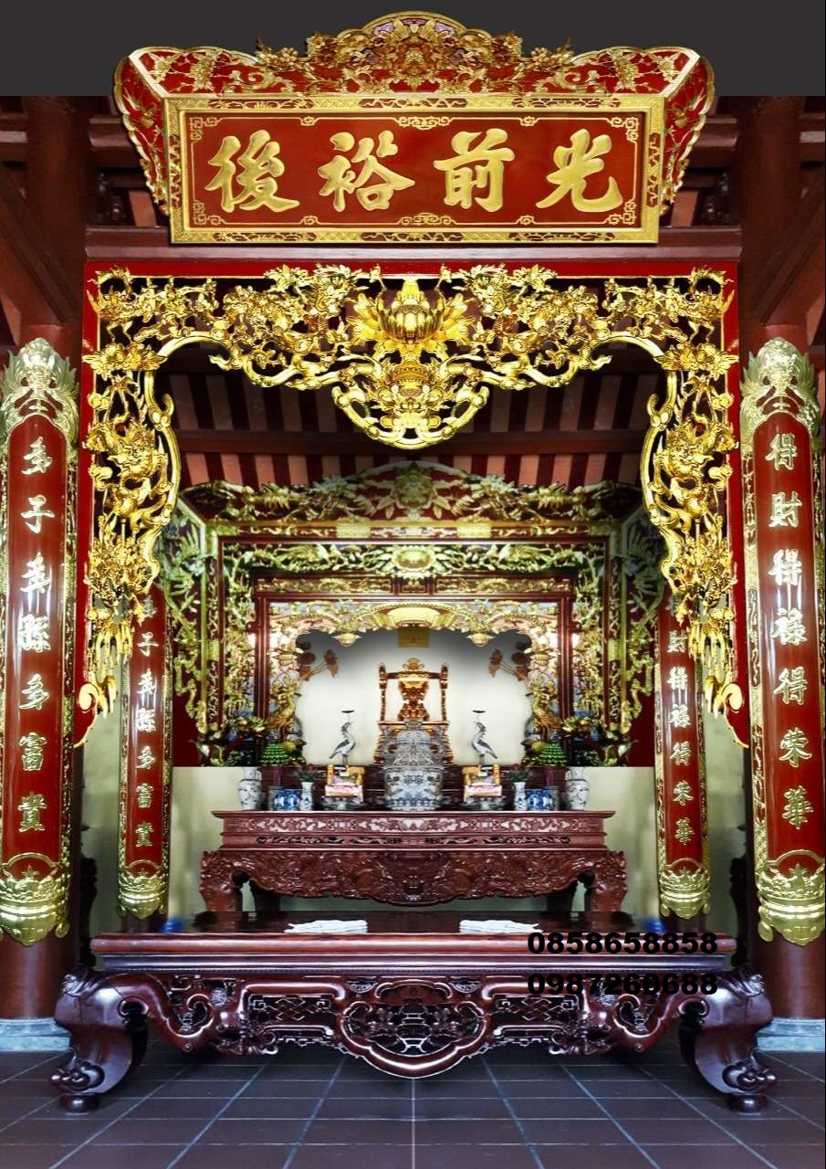 Cách bày bàn thờ gia tiên tiêu chuẩn
