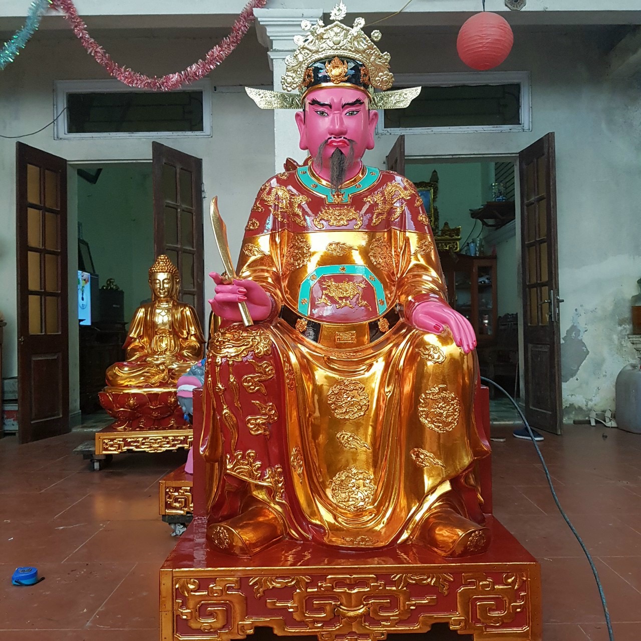 Tượng Đức Ông  đã hoàn thiện
