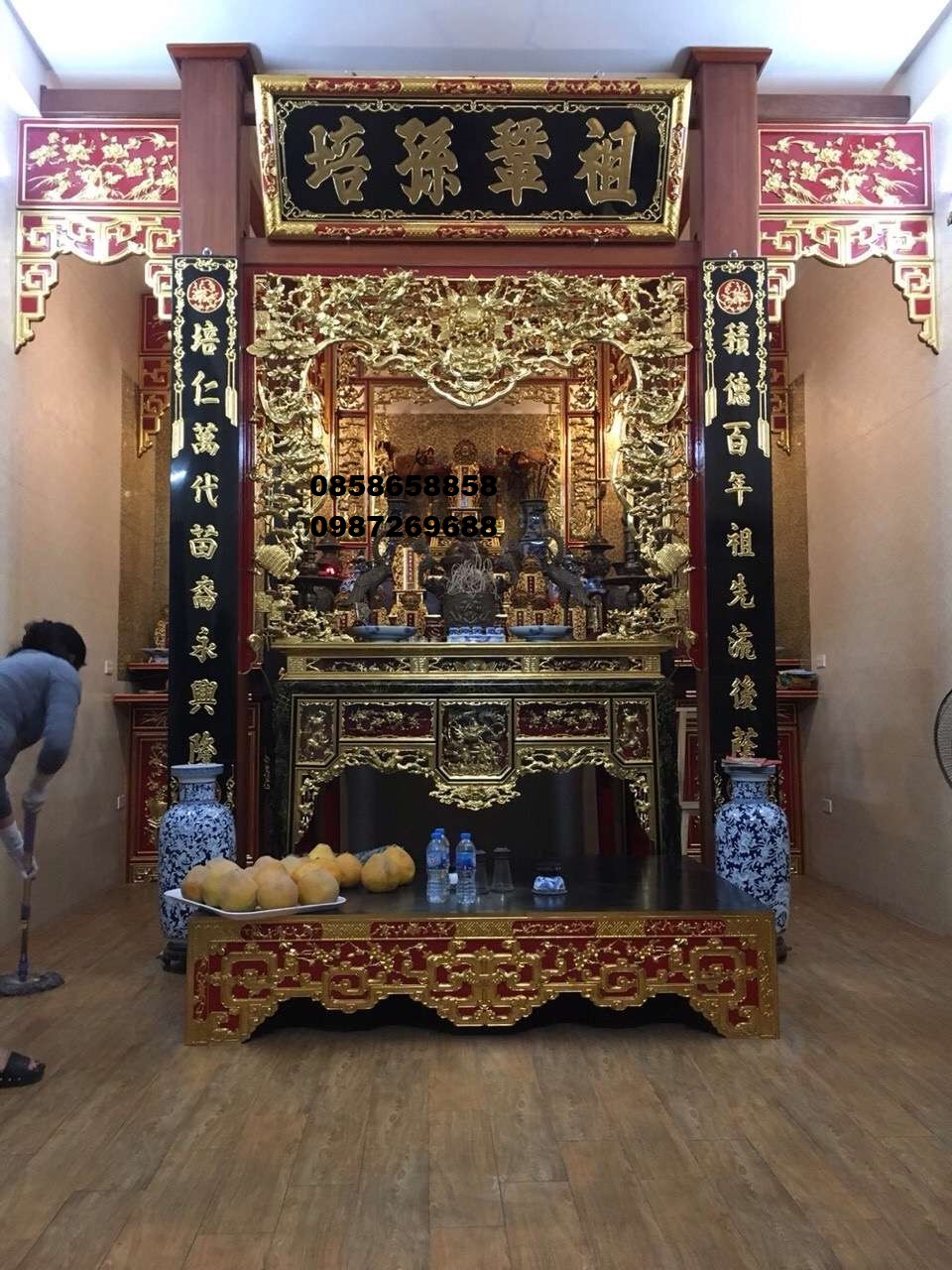 Cách bày trí bàn thờ gia tiên theo phong thuỷ