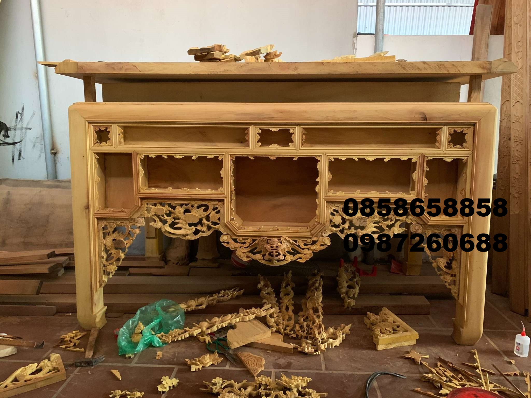 Mẫu sập thờ tam cấp đẹp