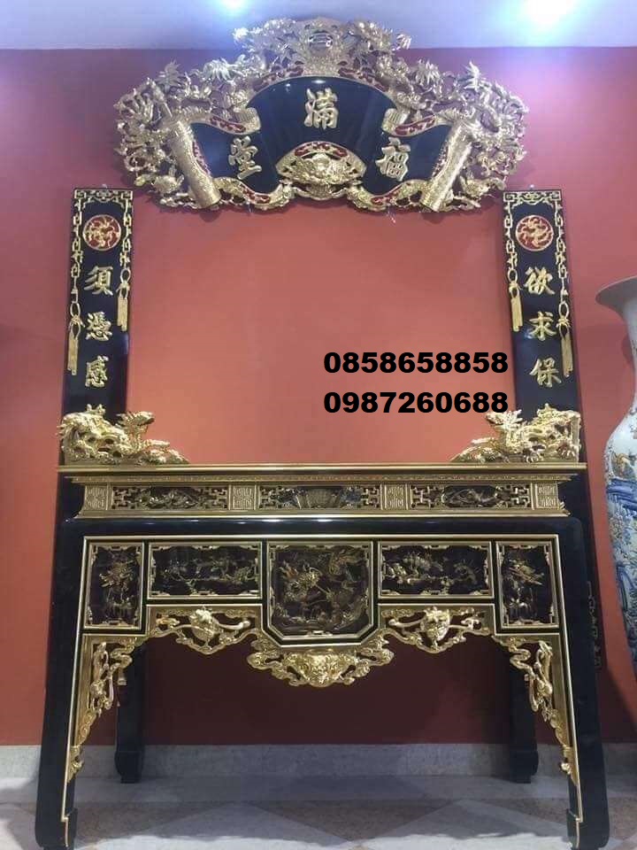 Tổng hợp những mẫu sập thờ đẹp chạm khắc tinh sảo