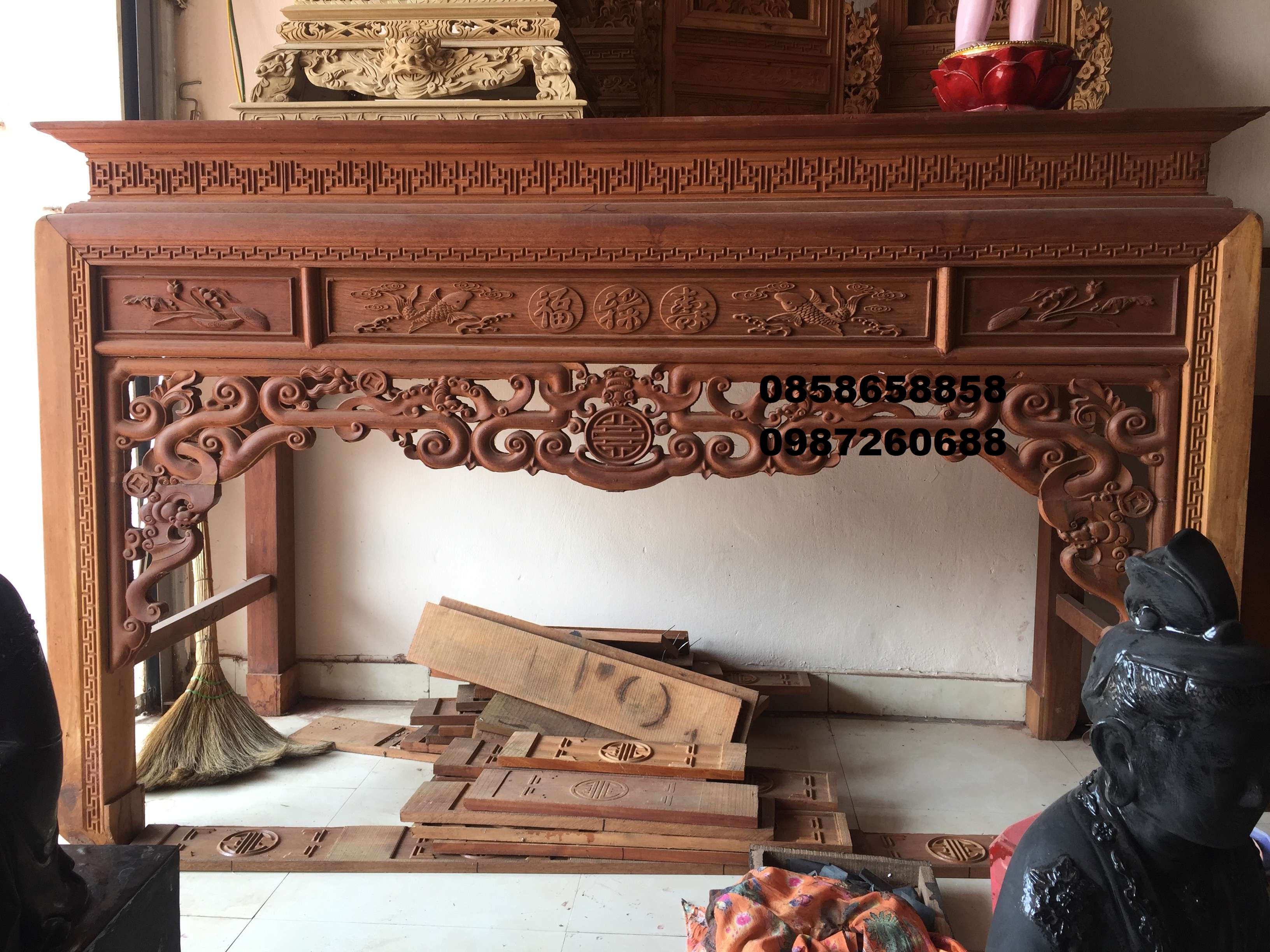 Tổng hợp mẫu án gian thờ gỗ gụ đẹp